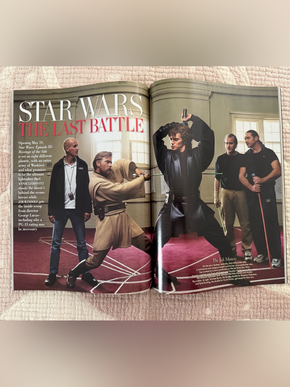 Vanity Fair Cover Featuring Star Wars Cast Feb 2005 - Picture 6 of 12